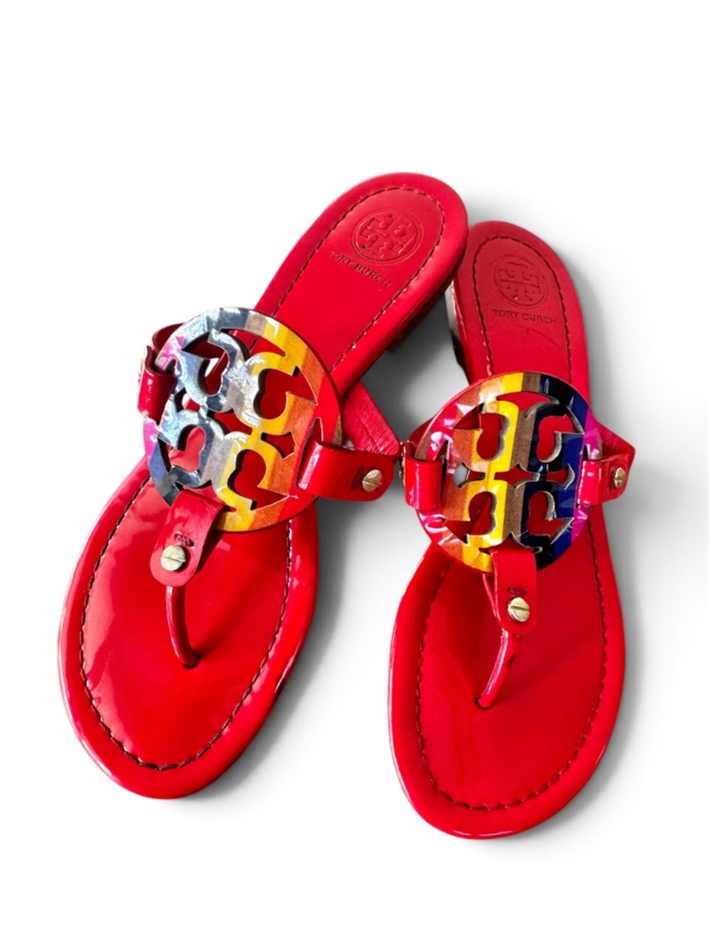 TORY BURCH MILLER THONG SANDAL Patent Leather
